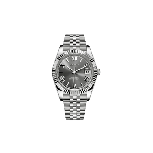 Seiko Mod Daydate - Chiffres romain 41mm - Gris