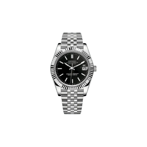Seiko Mod Datejust -  41mm - Noir