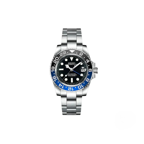 Seiko Mod GMT-Master 2 - Batman 41mm - Oyster