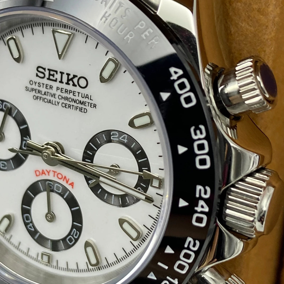 Seiko Mod Daytona -  41mm - Panda