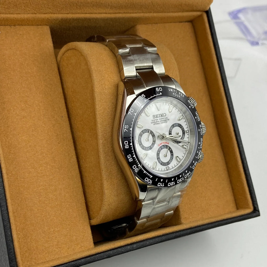 Seiko Mod Daytona -  41mm - Panda