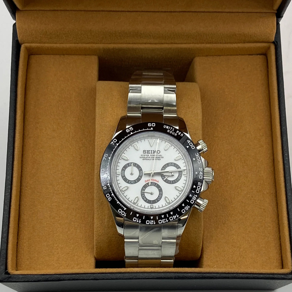 Seiko Mod Daytona -  41mm - Panda