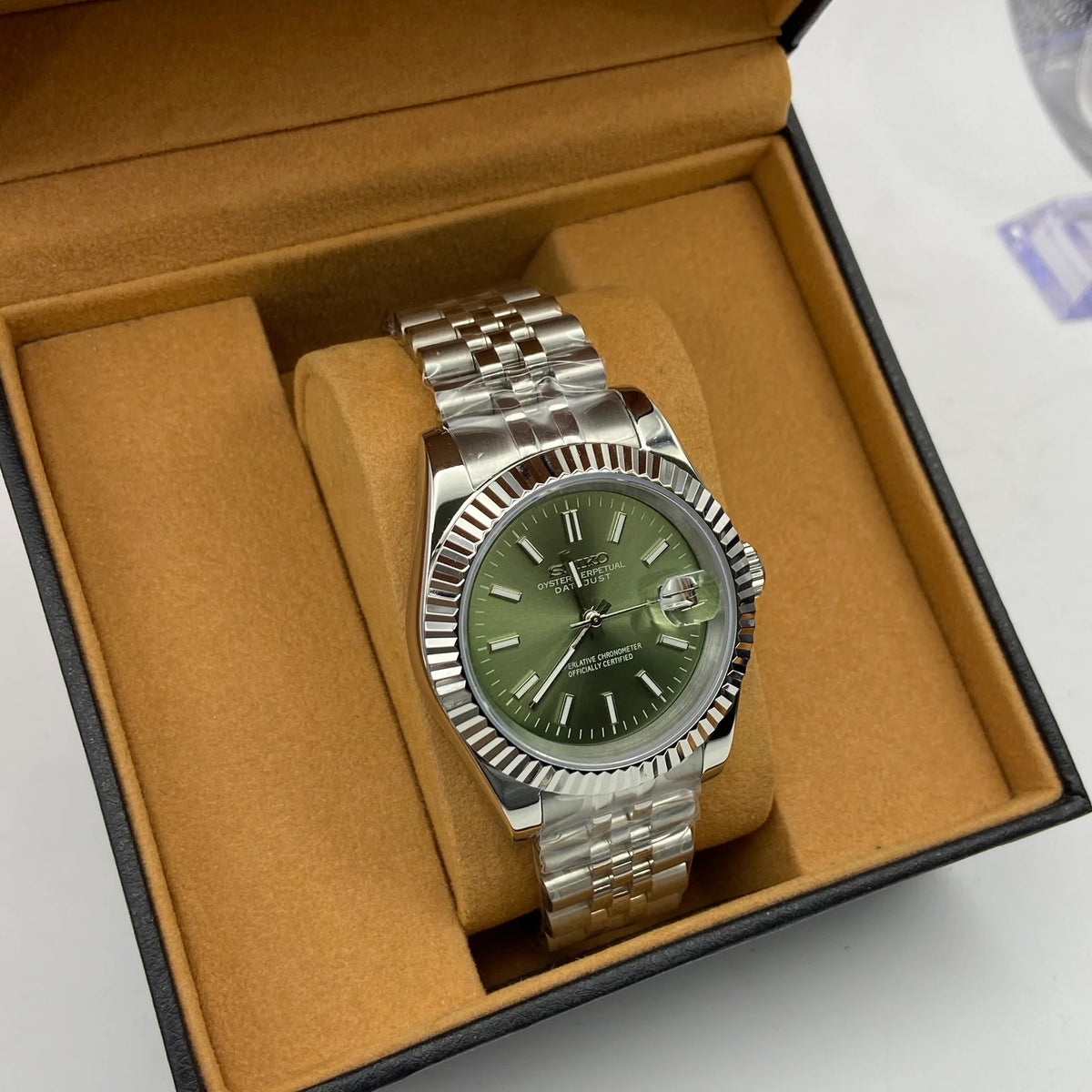 Seiko Mod Datejust -  41mm - Vert