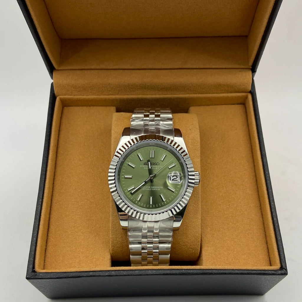 Seiko Mod Datejust -  41mm - Vert