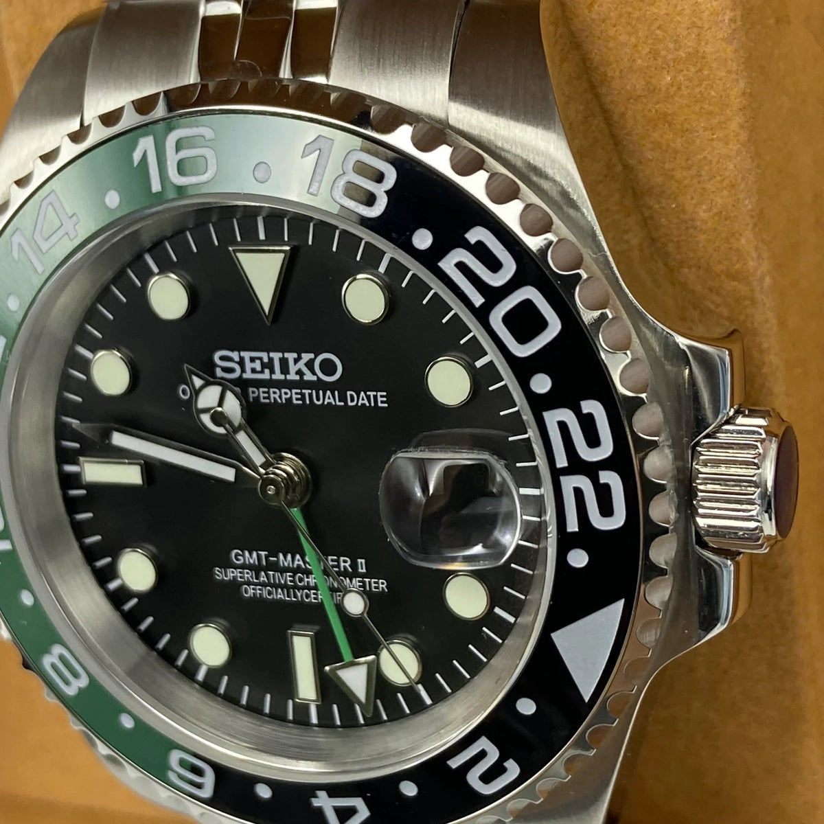Seiko Mod GMT-Master 2 - Sprite 41mm - Oyster