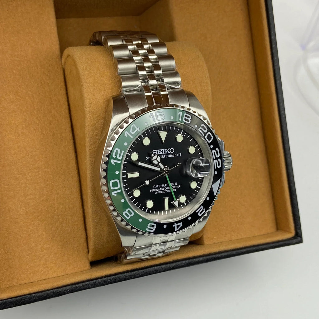 Seiko Mod GMT-Master 2 - Sprite 41mm - Oyster