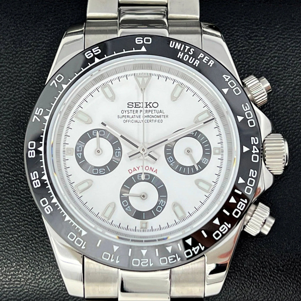 Seiko Mod Daytona -  41mm - Panda