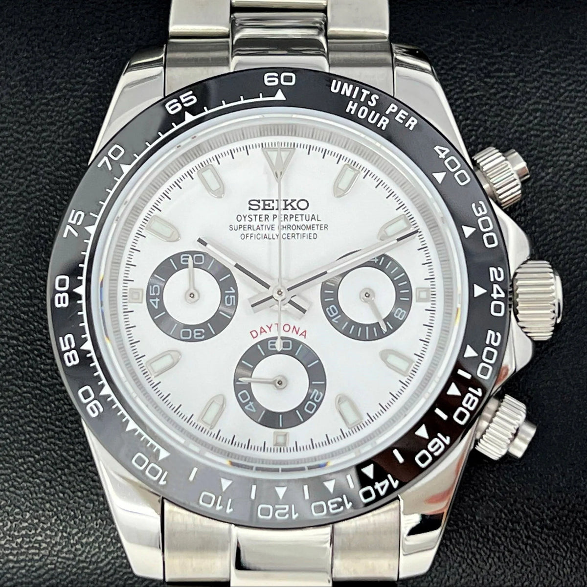 Seiko Mod Daytona -  41mm - Panda