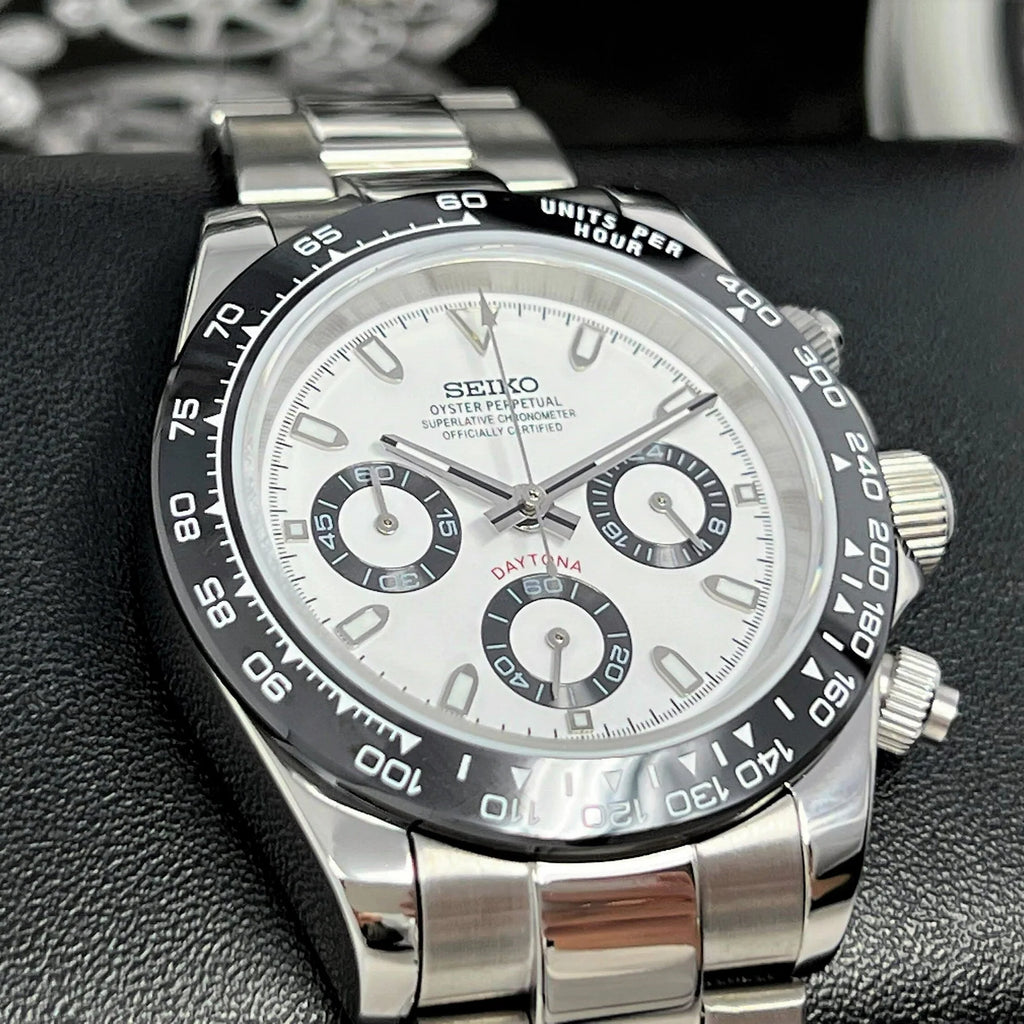 Seiko Mod Daytona -  41mm - Panda