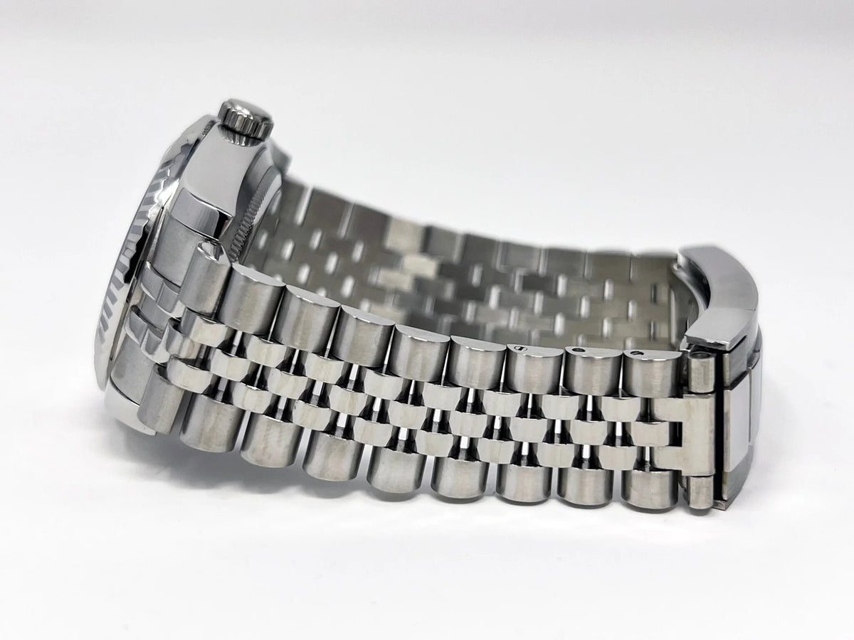 Seiko Mod Datejust - Chiffres romain 41mm - Bleu