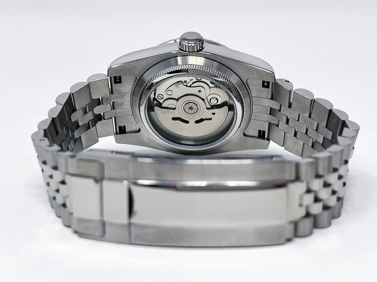 Seiko Mod Datejust - Chiffres romain 41mm - Bleu