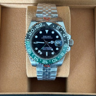 Seiko Mod GMT-Master 2 - Sprite 41mm - Oyster